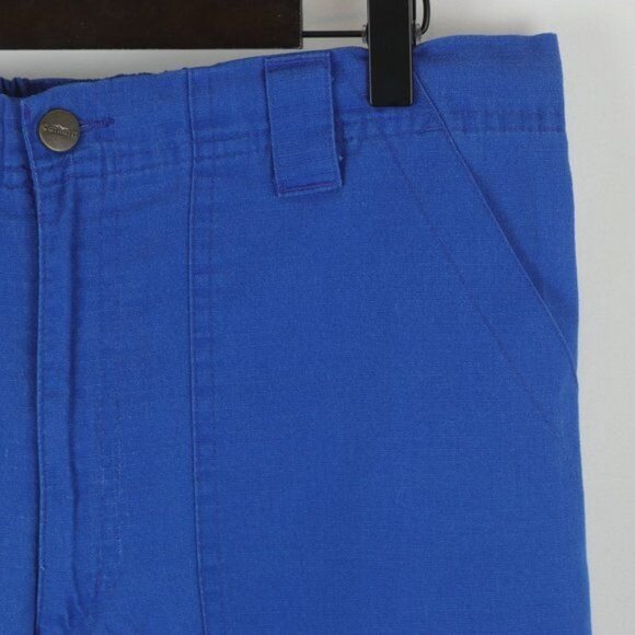 Carhartt Men's Medium Blue Multi-Cargo Ripstop Straight Leg Scrub Pants - Picture 6 of 10